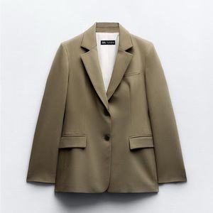 Oversized beige Zara blazer